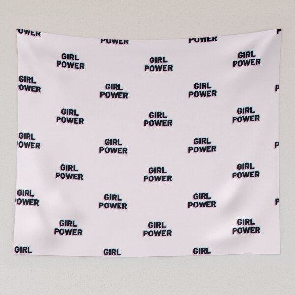 Item preview, girl power graphic quote design designed and sold by littleprints.