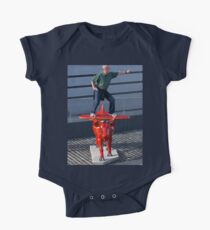 Amelia Air Cow - with passenger Short Sleeve Baby One-Piece