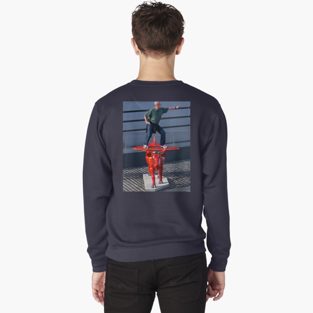Amelia Air Cow - with passenger Pullover Sweatshirt