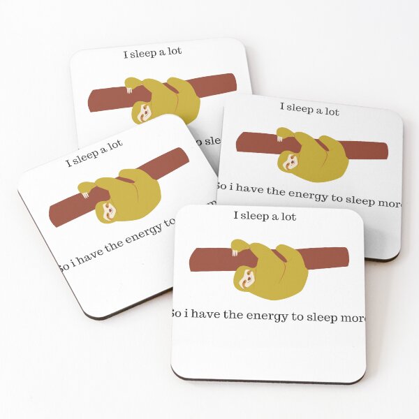 Item preview, I sleep a lot, so i have the energy to sleep more designed and sold by CockatooDesigns.