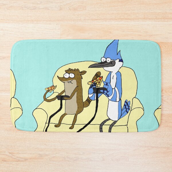 Item preview, Rigby and Mordecai Best team, Love for pizza and games designed and sold by kestrada2906.