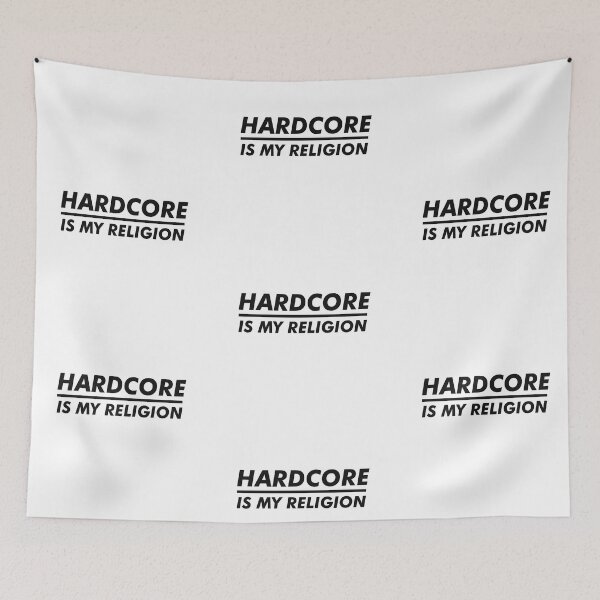 Item preview, Hardcore is my religion designed and sold by GatoBlanco.