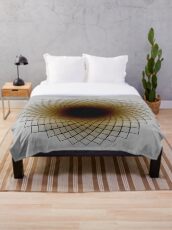 Sunflower Spiral Throw Blanket