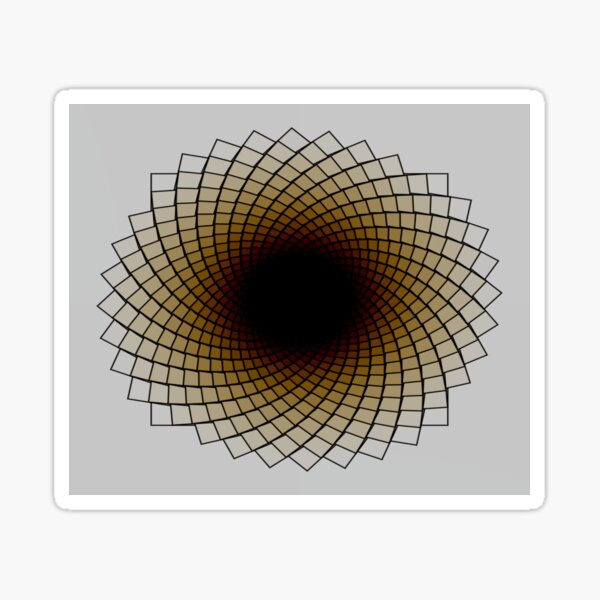 Sunflower Spiral Sticker