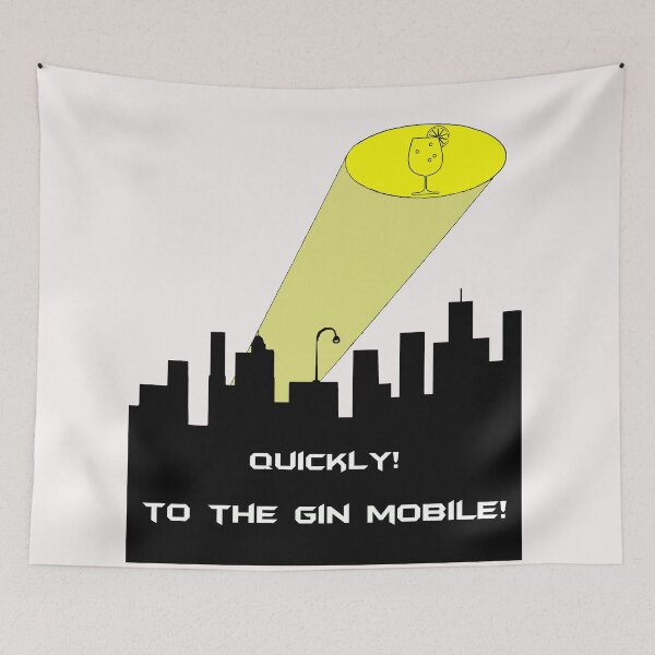 Item preview, Quickly! To the Gin Mobile! designed and sold by DafyddEm.