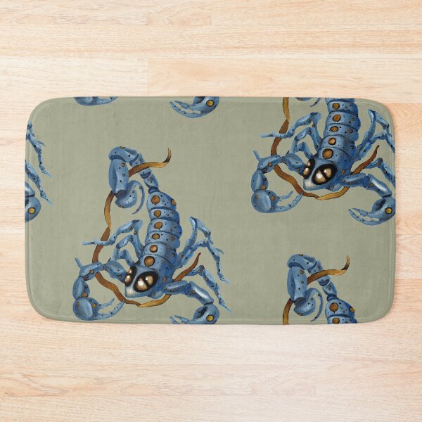 Item preview, Blue scorpion with gold eyes designed and sold by KnowingWonder.