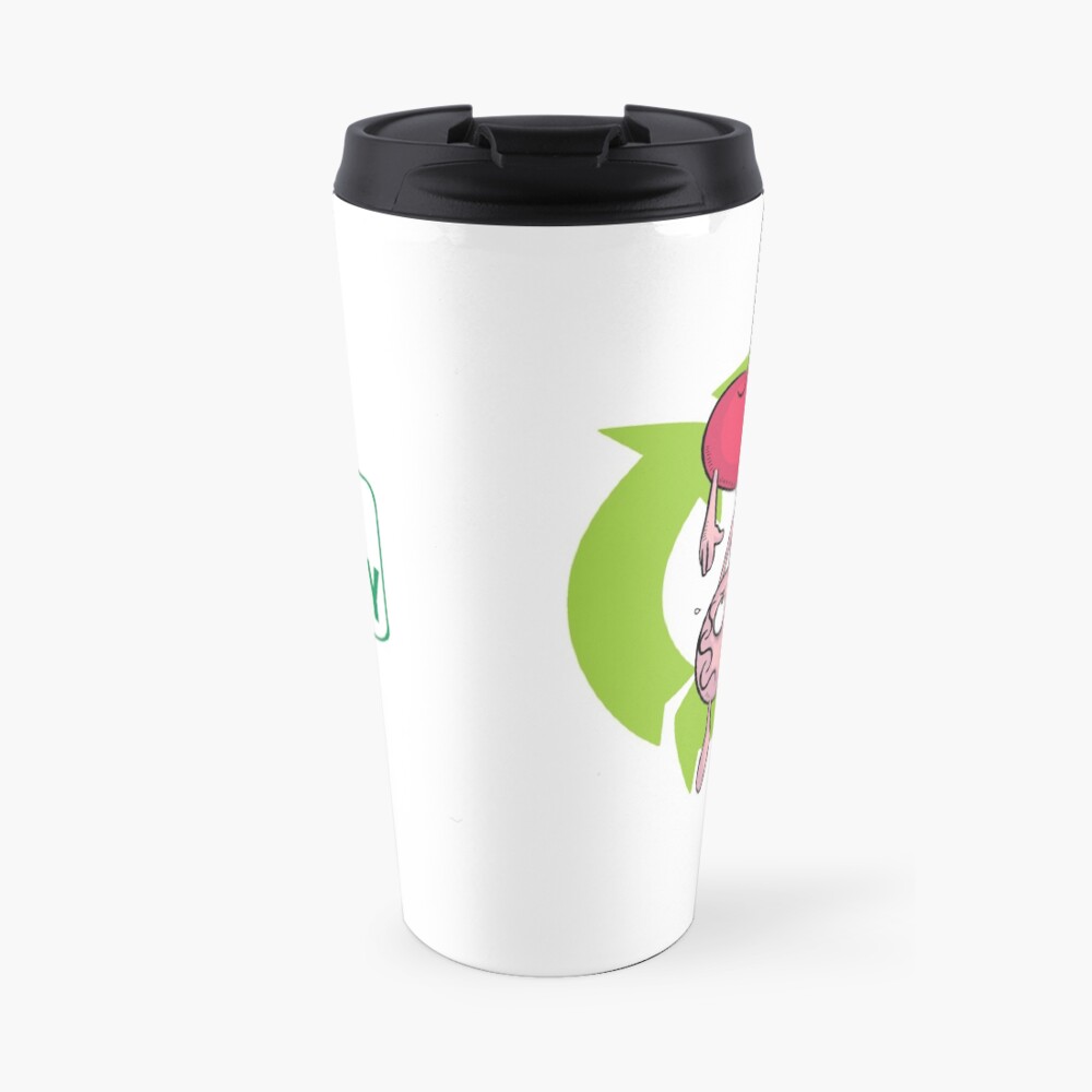 Relájate y recicla Taza de viaje