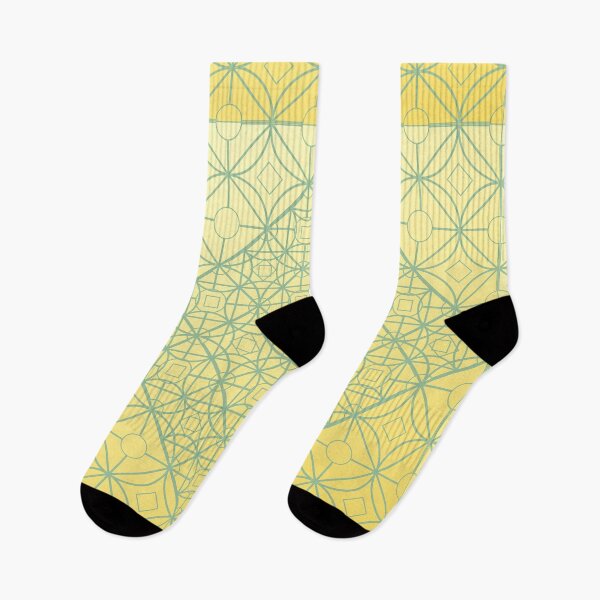 Item preview, Abstract Yellow, Lines and Shapes Pattern designed and sold by acarrollton.