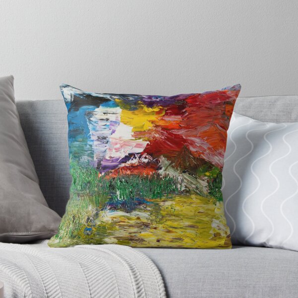 Item preview, Storm Over Tahoe - a Dramatic Abstract Heavily Textured Oil Painting designed and sold by KarenRHarris.