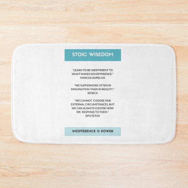Item preview, STOIC PHILOSOPHY WISDOM - INDIFFERENCE IS POWER designed and sold by Inspirationmotivation.