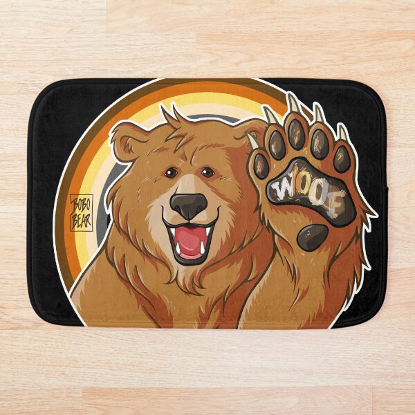 Item preview, BOBO LIKES TO WOOF - BEAR PRIDE designed and sold by bobobear.
