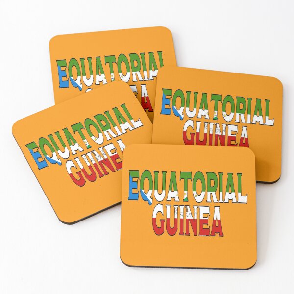 Item preview, Equatorial Guinea Font with Equatorial Guinean Flag designed and sold by Havocgirl.