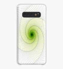 Greenish Spiral Case/Skin for Samsung Galaxy