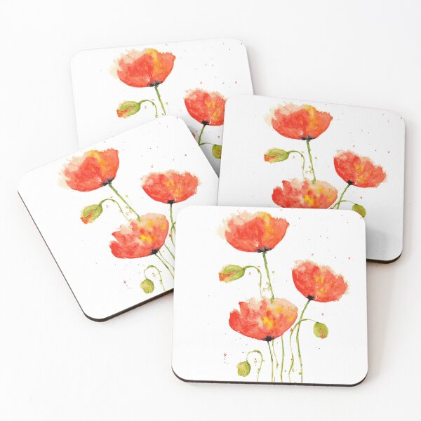 Item preview, Amapolas sueltas de acuarela 1 designed and sold by Christelle Heyns.