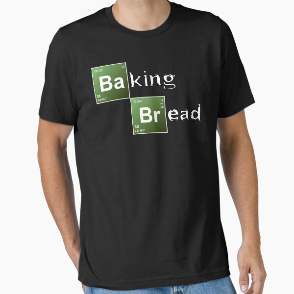 Vista previa del artículo con la obra « tienes pan para hornear. Así que decidí hacer una camisa al respecto. ¡Espero que te guste!

Este es el nuevo estilo que se asemeja al logotipo que Breaking Bad usa actualmente y terminó con.

Si le gusta este diseño, asegúrese de revisar su "contrap», diseñado y vendido por TetrAggressive.