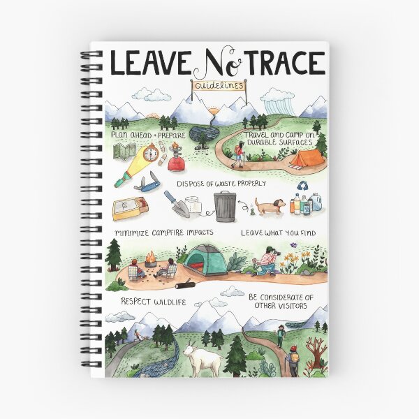 Item preview, Leave No Trace Guidelines designed and sold by LittleCanoe.