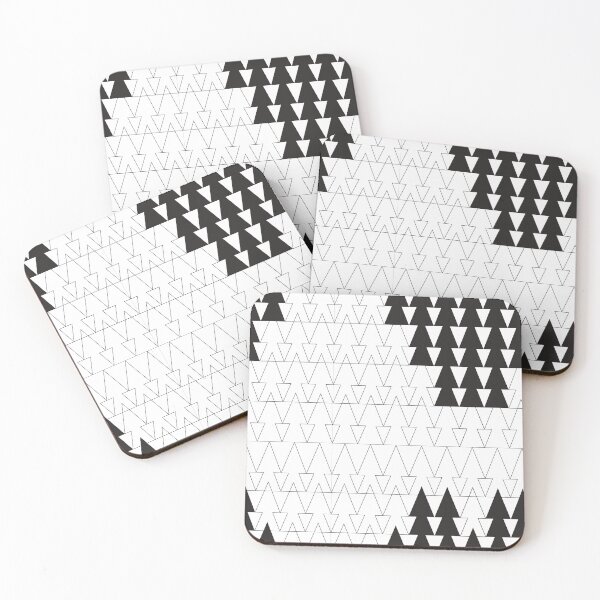 Item preview, Black and White, Abstract Triangles, Shape Pattern designed and sold by acarrollton.