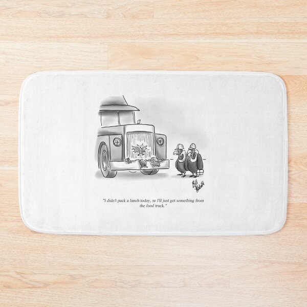 Item preview, Funny Vulture Food Truck Cartoon Humor designed and sold by Bill Abbott.