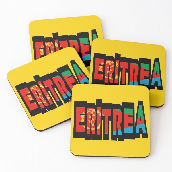Item preview, Eritrea Font with Eritrean Flag designed and sold by Havocgirl.