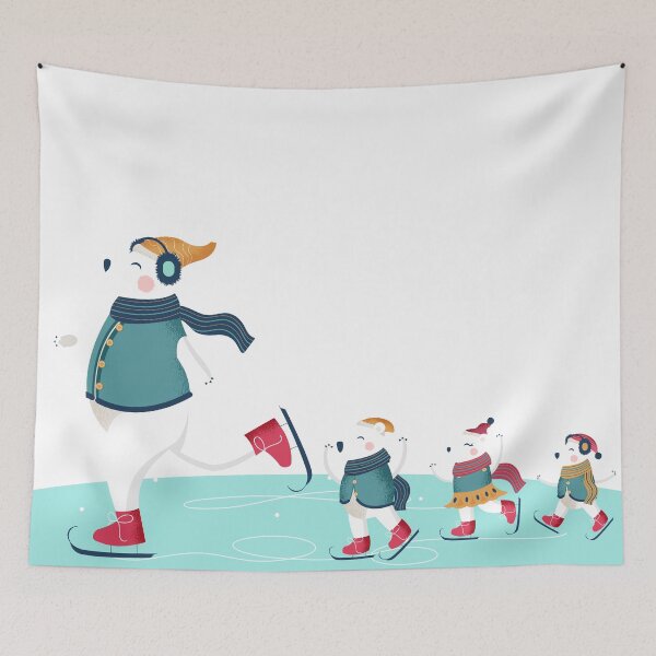 Item preview, Polar bear with children. designed and sold by emphatic.