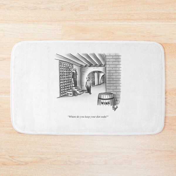 Item preview, Funny Fine Wine Humor Cartoon designed and sold by Bill Abbott.
