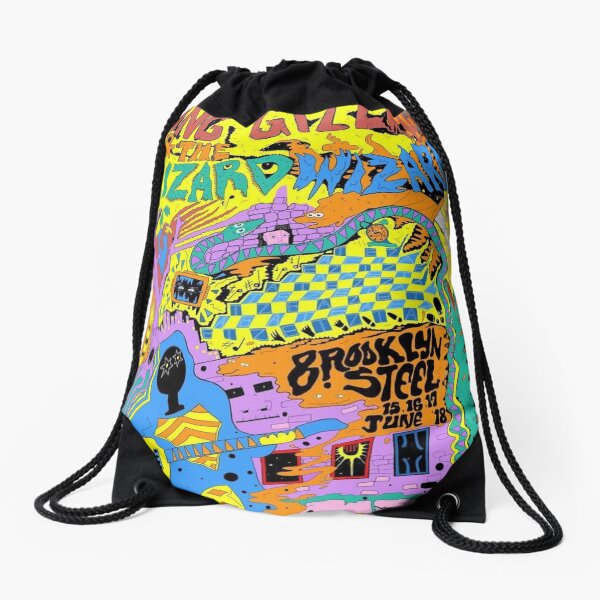 King Gizzard and the Lizard Wizard Brooklyn Gig Poster Drawstring Bag