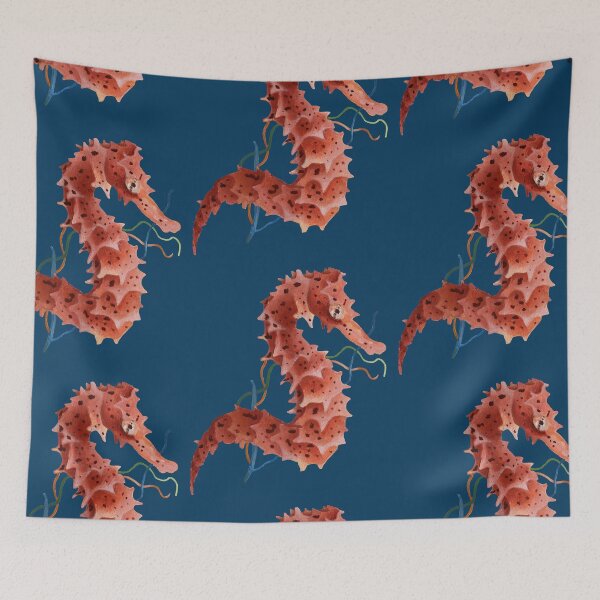 Item preview, Seahorse with seagrasses designed and sold by KnowingWonder.