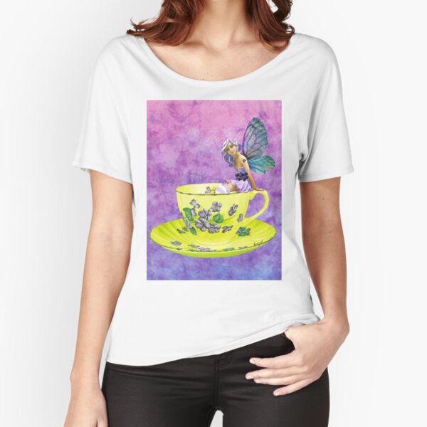 Fairy, Teacup Fairy, Christmas Fairy, Fairy Gifts, Fairy Painting