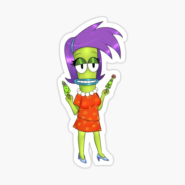 "Rachel Bighead" Sticker for Sale by MurmaiderII Redbubble