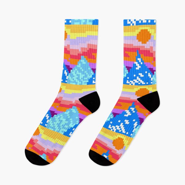 Item preview, Pixel mountain sunset designed and sold by Bee-.