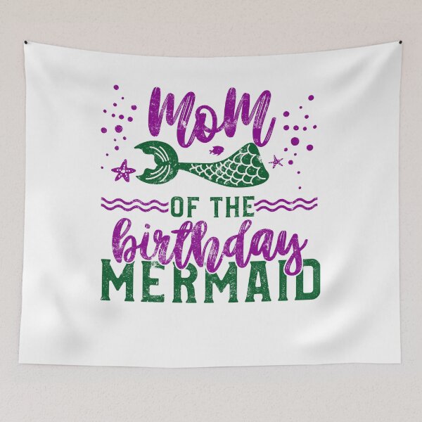 Item preview, Mommy of The Birthday Mermaid Matching Party Costume Outfits designed and sold by findgreatshirts.