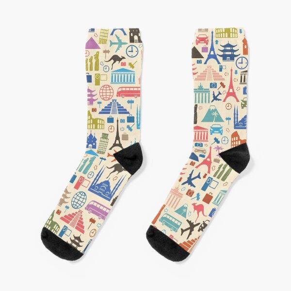 Icons of Travel Socks