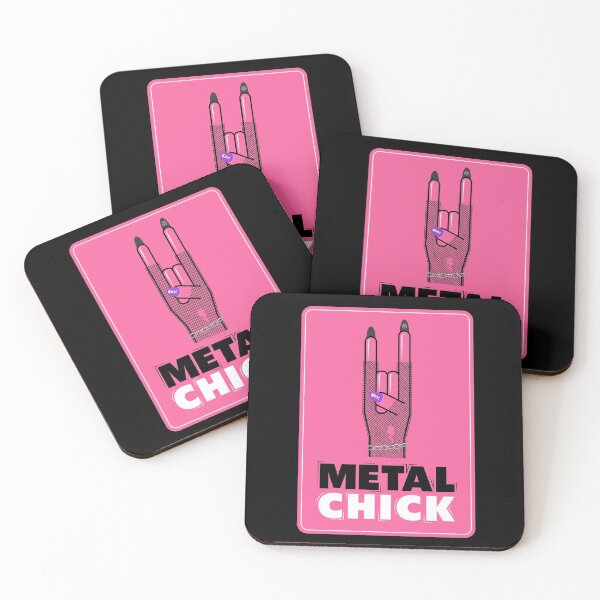 Item preview, Metal Chick designed and sold by CuriousCurios.