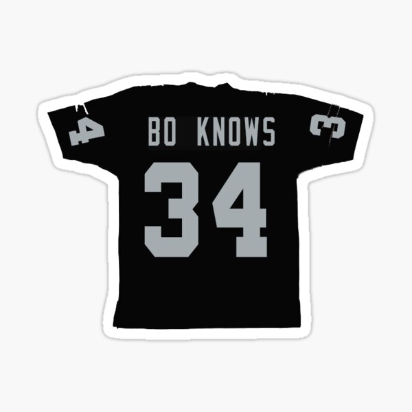 Bo Jackson Bo Knows 34 & 16 Shirt