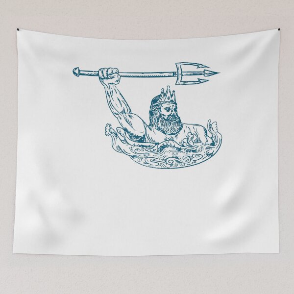 Item preview, Poseidon Trident Greek God Mythology Merdad of the Mermaid designed and sold by findgreatshirts.
