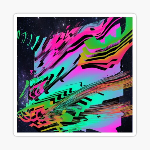 SpaceWave Sticker