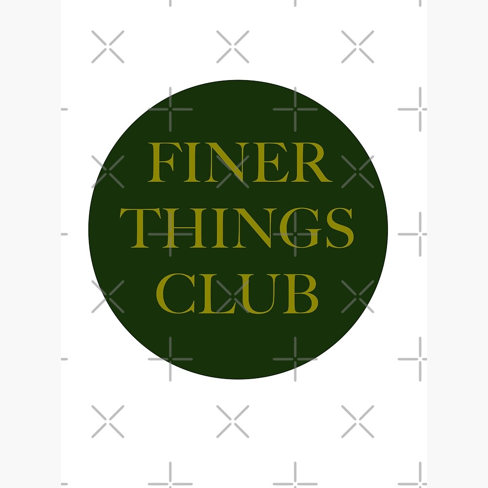 The Office - Finer Things Club — Poster