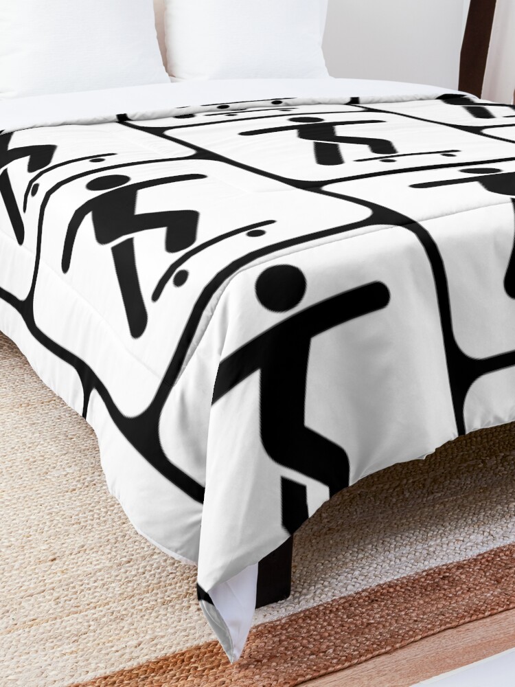 Alternate view of Skateboarder Sign Comforter