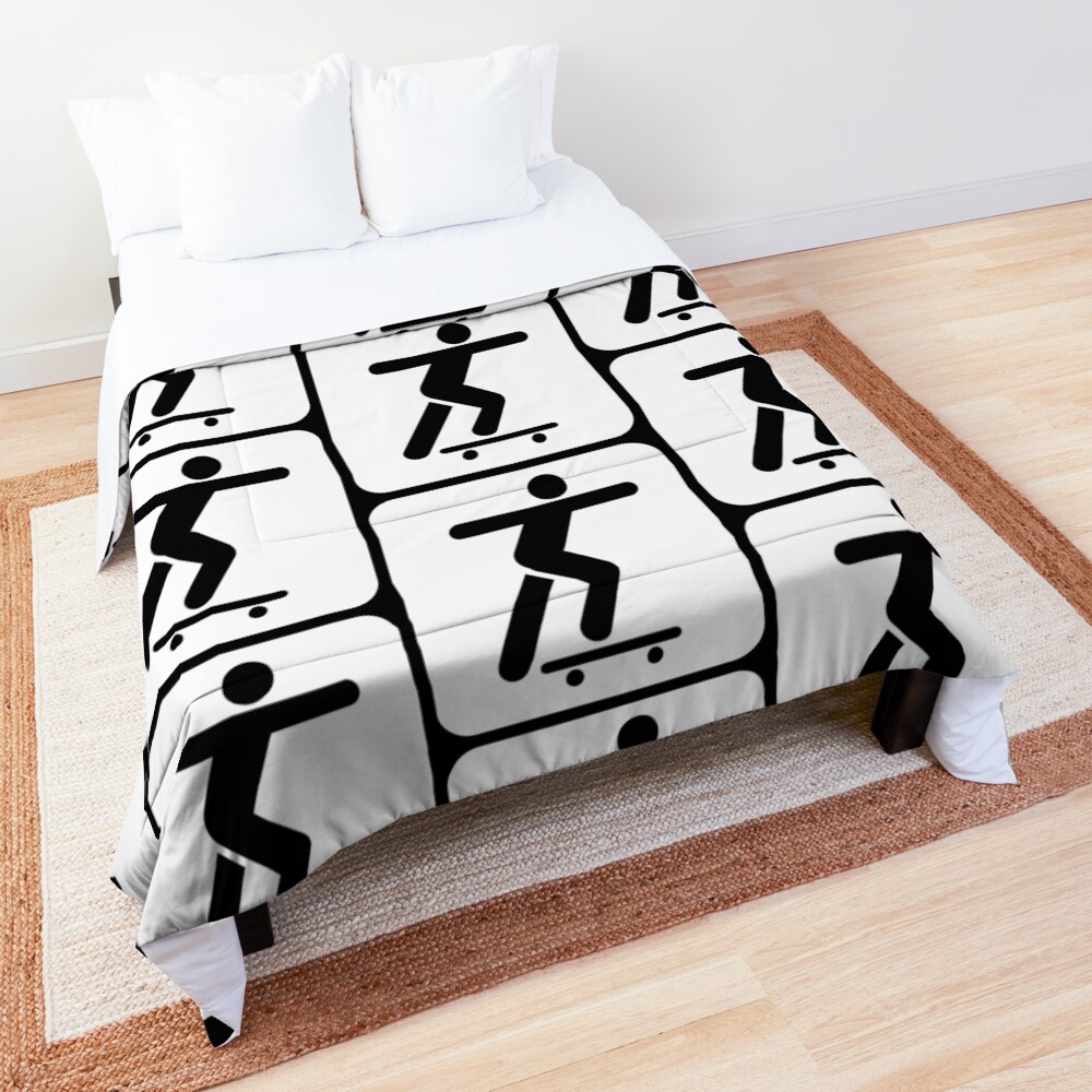 Skateboarder Sign Comforter