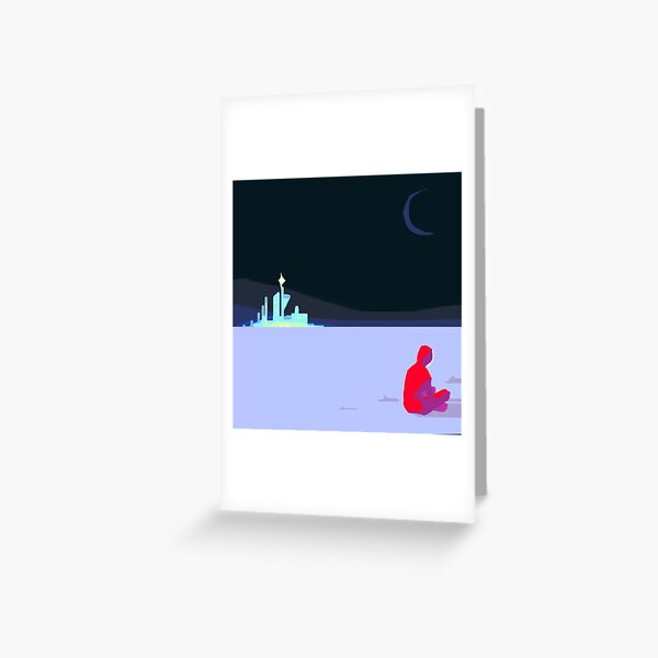 Spaced Out Greeting Card
