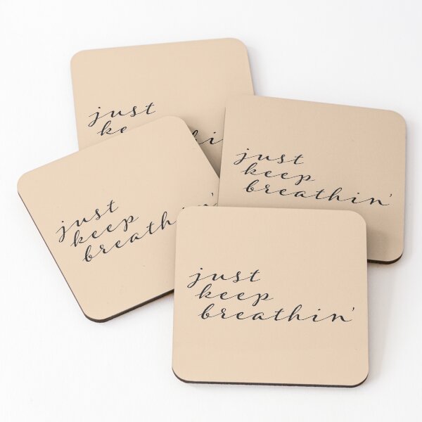 Item preview, just keep breathin' (light) designed and sold by BoxOffice2938.