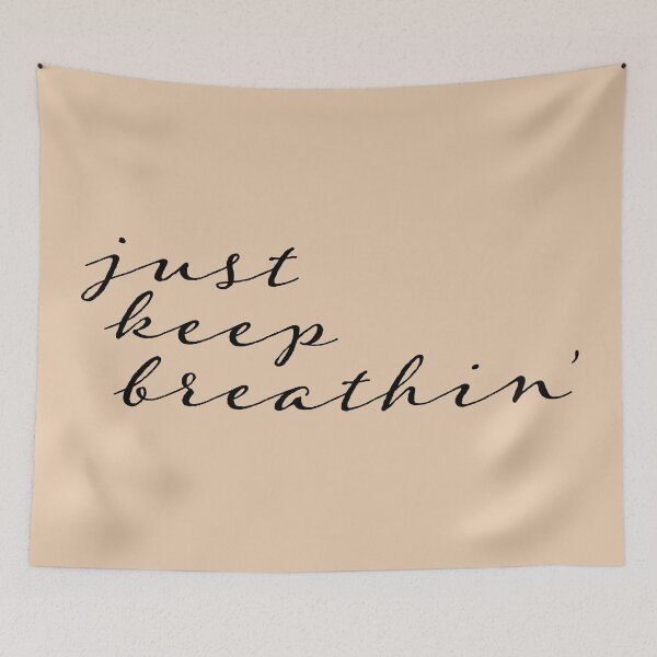 Item preview, just keep breathin' (light) designed and sold by BoxOffice2938.