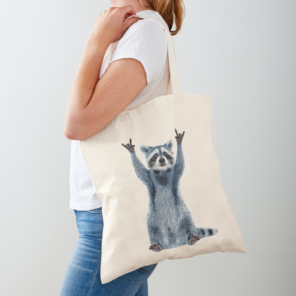 Raccoon Shirt-Cool Nature Raccoon Tee Cute Raccoon Classic Tote Bag