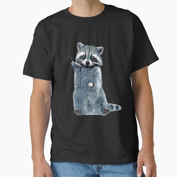 Item preview, Raccoon Cute Girls Raccoon Shirt, Ladies Raccoon Shirt Trash Panda designed and sold by TeeARTHY.