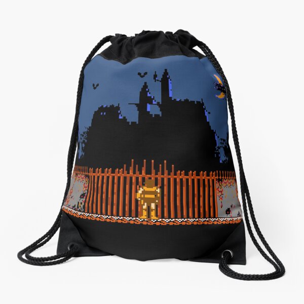 Castlevania - Dracula's Castle Drawstring Bag