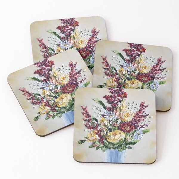 Item preview, Fall Flowers, Floral Mix Bouquet, Farmhouse Bouquet, 3d flowers painting designed and sold by roxanegabriel.
