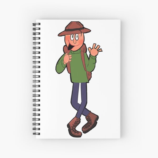 Baldi Spiral Notebooks Redbubble - dantdm roblox camping