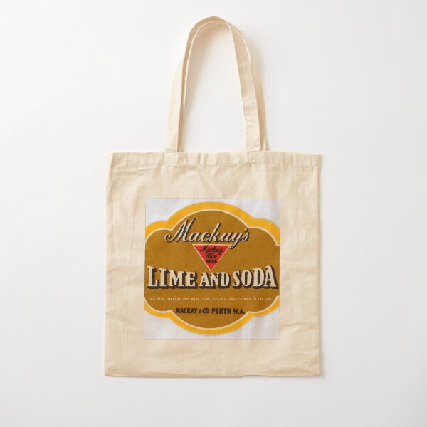 Mackay's Lime and Soda State Library of Western Australia Cotton Tote Bag