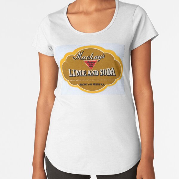 Mackay's Lime and Soda State Library of Western Australia Premium Scoop T-Shirt