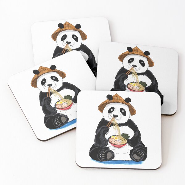 Aperçu de l'œuvre Ramen Panda Bear créée et vendue par TeeARTHY.
